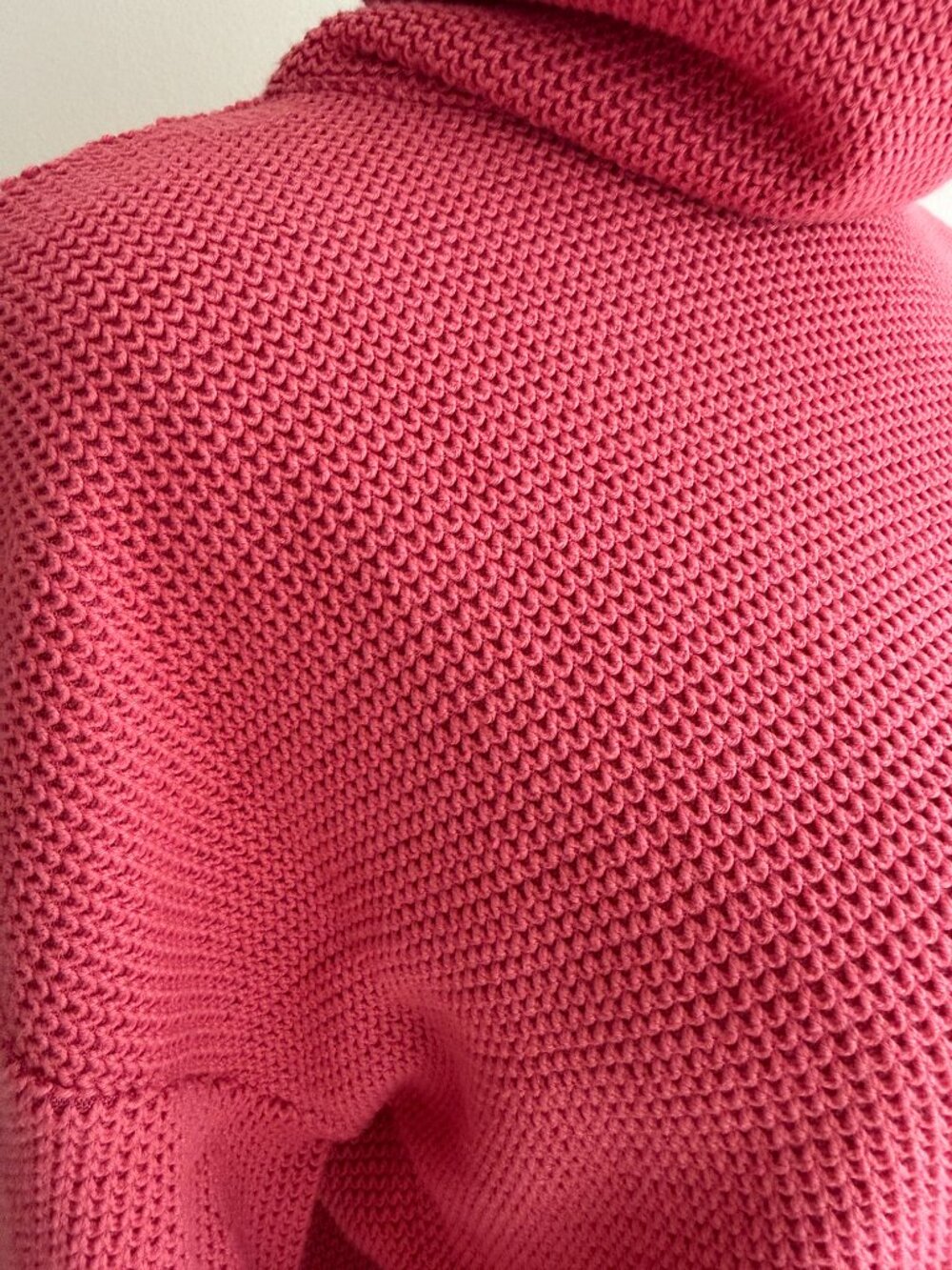 Talbots Textured Knit Cranberry Cowl Neck Sweater - Picture 3 of 8